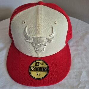 New Era Chicago Bulls Fitted Ball Cap 7 3/8